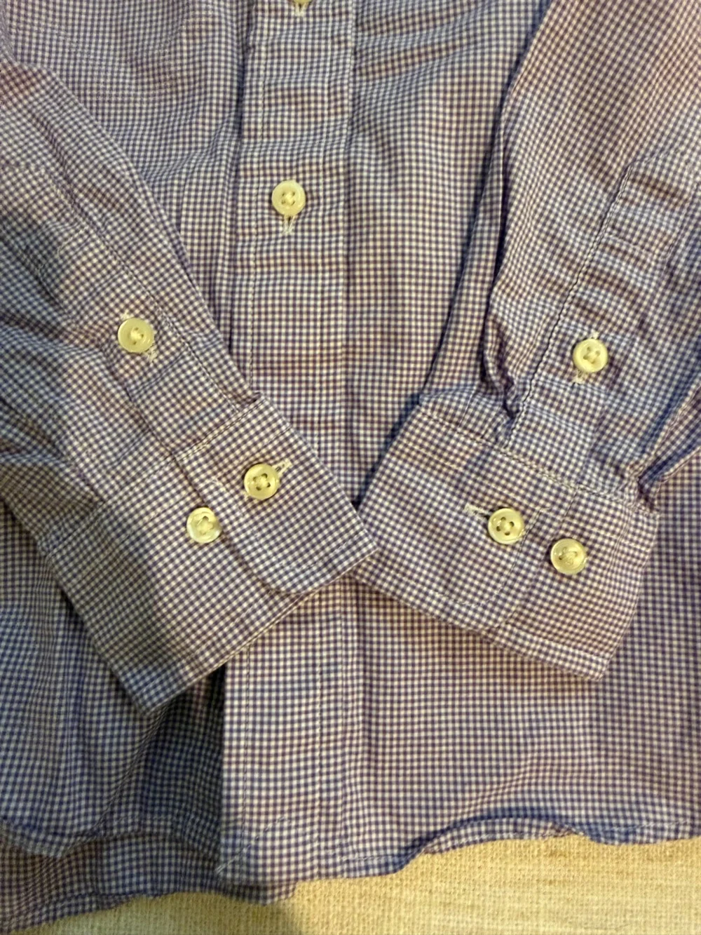 Polo Ralph Lauren Slim Fit Lavender Gingham Dress Shirt